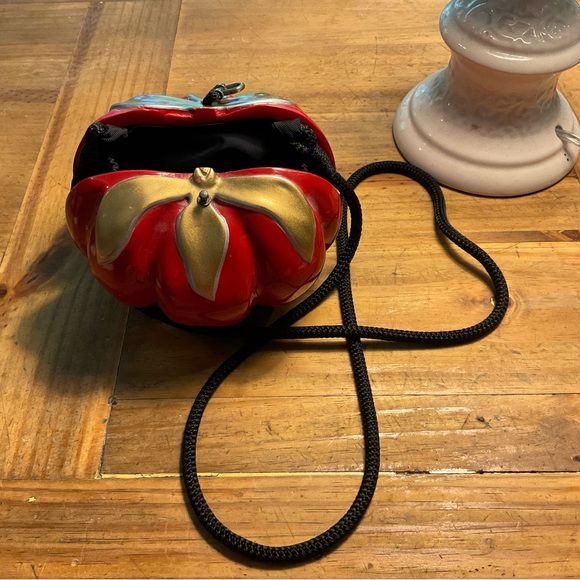 Timmy Woods Red Clutch Elegant Design